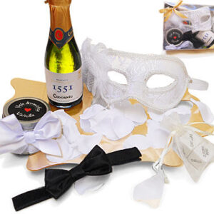 INEDIT - EROTIC KIT MÁSCARA VENETIANA BRANCA