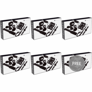 EXPERIENCE - KIT FETISH BDSM SÉRIE PRETA 5+1 GRTIS