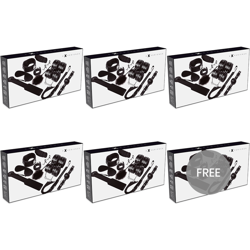 EXPERIENCE - KIT FETISH BDSM SÉRIE PRETA 5+1 GRTIS