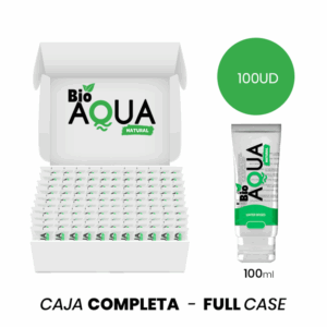MOQ 100 - BIOAQUA LUBRIFICANTE À BASE DE ÁGUA INGREDIENTES NATURAIS 100 ML