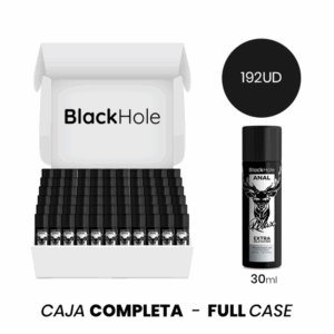 MOQ 192 - BLACK HOLE GEL BASE DE SILICONE DILATAÇÃO ANAL 30 ML