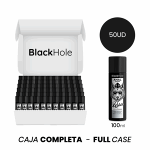 MOQ 50 - BLACK HOLE REPARO ANAL RELAX À BASE DE ÁGUA COM HYALURON 100 ML