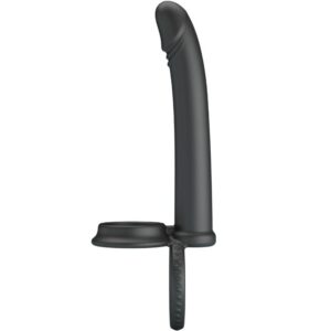 PRETTY LOVE - DILLION ANEL DUPLO DE PÉNIS DUPLO DE DUPLA PENETRAÇÃO PRETO