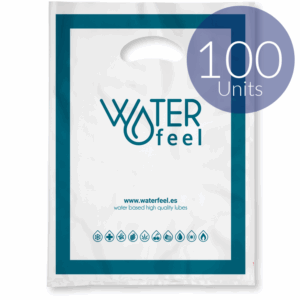 WATERFEEL - 100 SACOS PLÁSTICOS MÉDIOS 30 X 40 CM