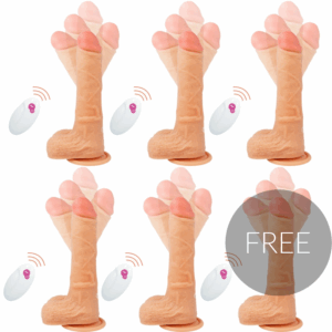 CYBER SILICOCK - CONTROLE REMOTO REALÍSTICO MR RICK 5 + 1 GRTIS 20.9 CM -O- 4 CM