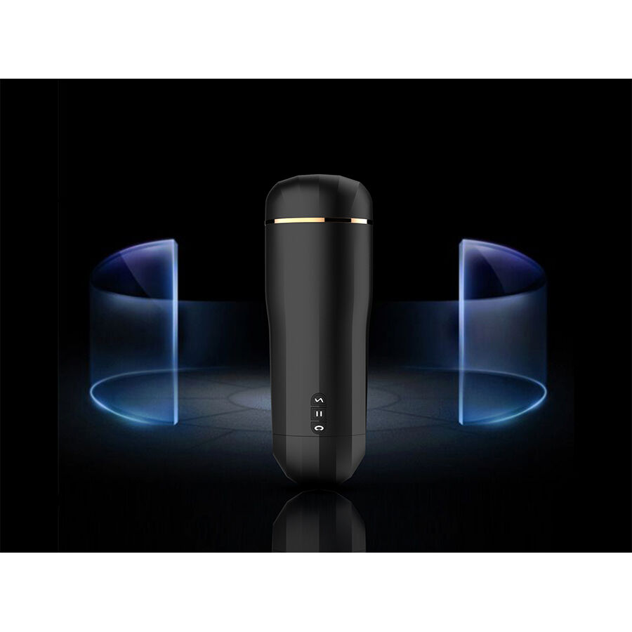 SHEQU - MASTURBADOR SNOW VAGINA COM VIBRAÇÃO E ONDAS ESTIMULANTES