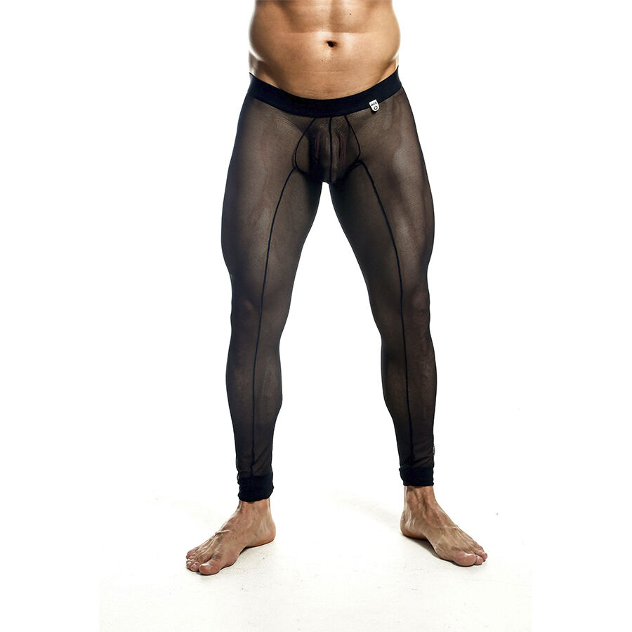 MOB - MEIA-CALÇA PRETA TRANSPARENTE TAMANHO M