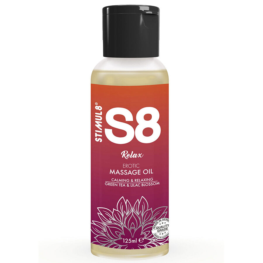 STIMUL8 - S8 RELAX ÓLEO DE MASSAGEM DE CHÁ VERDE 125 ML
