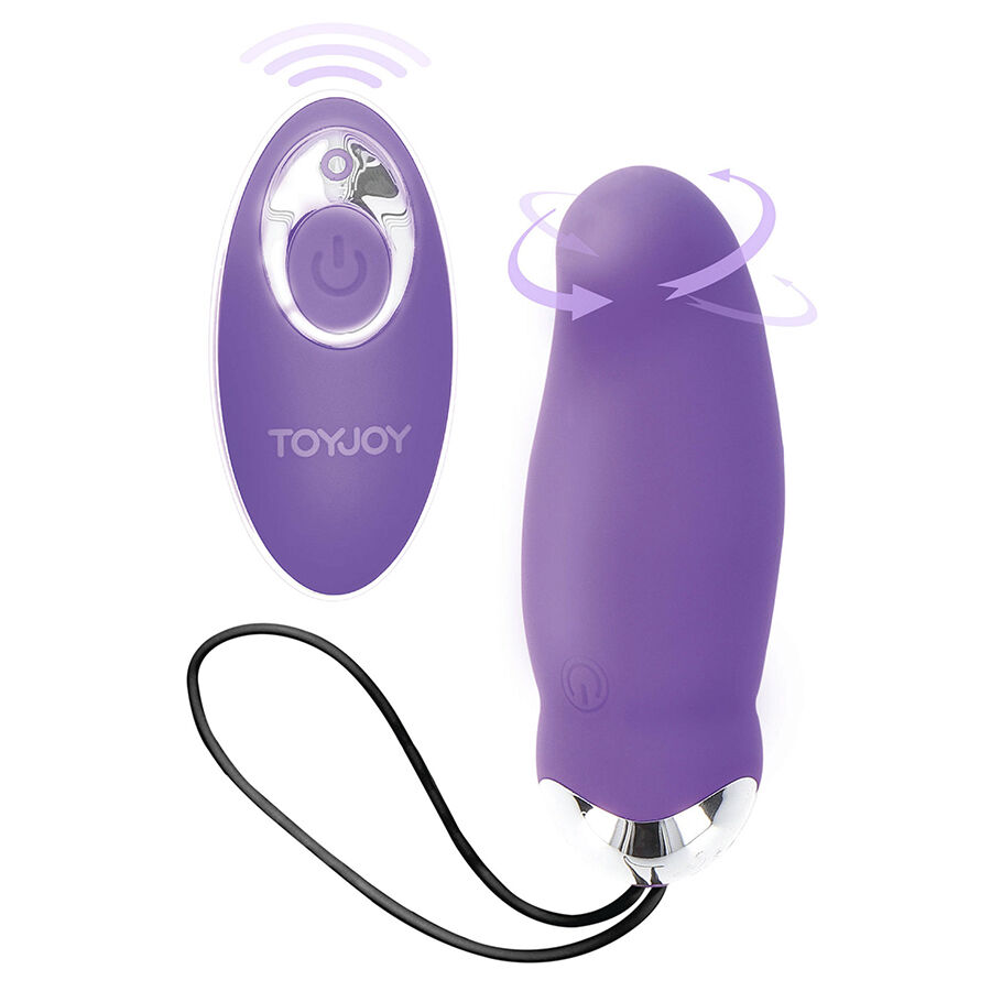 TOYJOY - FELICIDADE MEU ORGASMO EGGSPLODE VIBRADOR ROXO CONTROLE REMOTO
